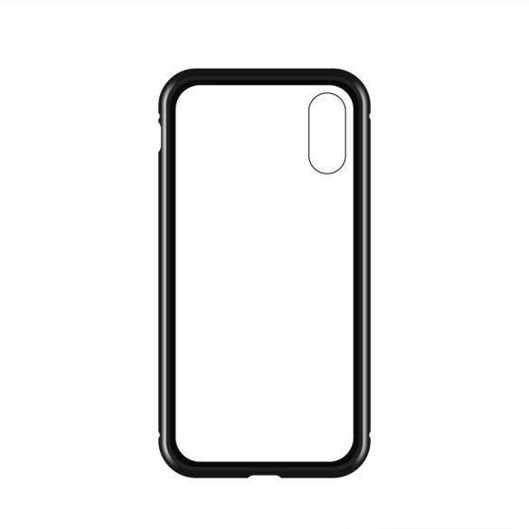 Wozinsky Magnetic 360 Full Body Case iPhone X/Xs elő-hátlap tok, fekete
