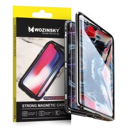   Wozinsky Magnetic 360 Full Body Case iPhone 7 Plus/8 Plus elő-hátlap tok, fekete