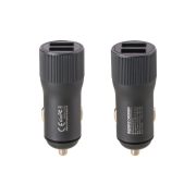   Remax RCC221 univerzális autós töltő, gyorstöltő, 2xUSB, 2.4A, szürke