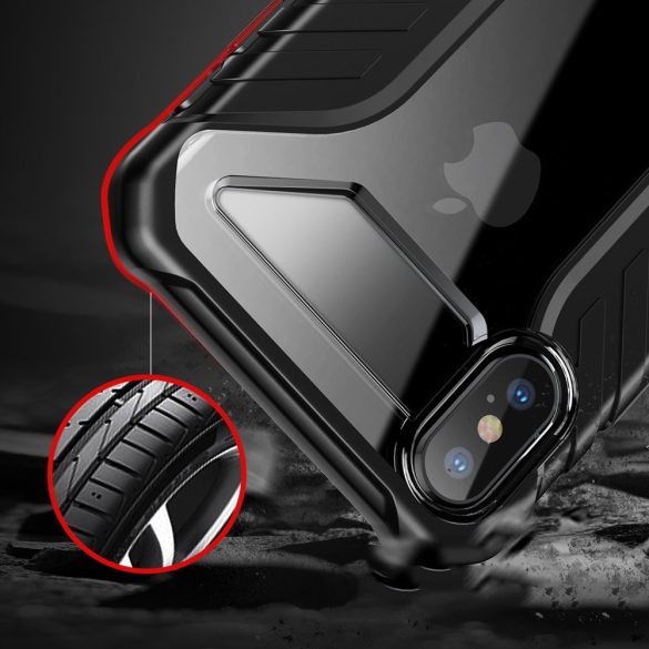 Baseus Michelin Case iPhone Xs Max ütésálló hátlap, tok, fekete