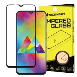   Wozinsky Glass Screen 5D Full Glue Samsung Galaxy M10 teljes kijelzős edzett üvegfólia, 9H keménységű, tokbarát, fekete