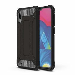   Hybrid Armor Tough Rugged Samsung Galaxy M10 ütésálló hátlap, tok, fekete