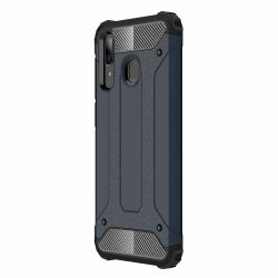   Hybrid Armor Tough Rugged Samsung Galaxy A30 ütésálló hátlap, tok, kék