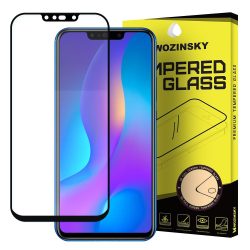   Wozinsky Huawei P Smart Plus 5D Full Glue teljes kijelzős edzett üvegfólia (tempered glass) 9H keménységű, tokbarát, fekete