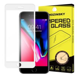   Wozinsky iPhone 7/8 Glass Screen 5D Full Glue teljes kijelzős edzett üvegfólia (tempered glass), 9H keménységű, tokbarát, fehér