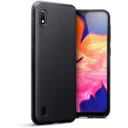 Samsung Galaxy A10 Soft Matt szilikon hátlap, tok, fekete