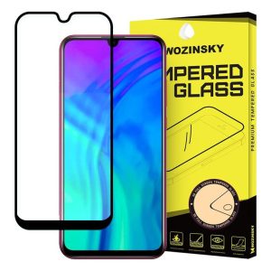 Wozinsky Honor 20 Lite 5D Full Glue teljes kijelzős edzett üvegfólia (tempered glass) 9H keménységű, tokbarát, fekete