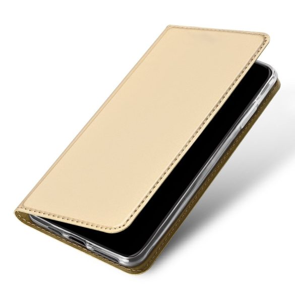 Dux Ducis Skin Pro iPhone 11 Pro oldalra nyíló tok, arany