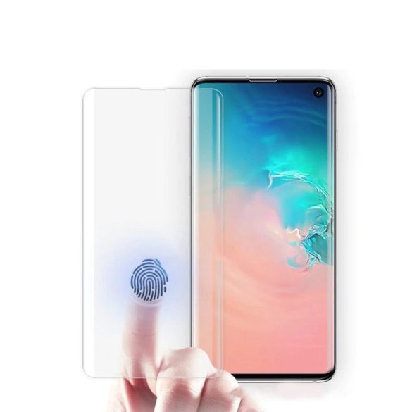 Wozinsky Samsung Galaxy Note 10 UV 5D Full Glue teljes kijelzős edzett üvegfólia (tempered glass), 9H keménységű,ujjlenyomat érzékelő barát, átlátszó