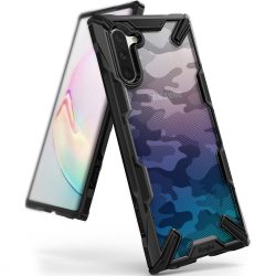   Ringke Fusion X Samsung Galaxy Note 10 hátlap, tok, mintás, fekete