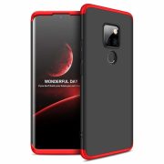   Full Body Case 360 Huawei Mate 30 Lite hátlap, tok, fekete-piros