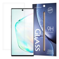   Samsung Galaxy Note 10 kijelzővédő edzett üvegfólia (tempered glass), 9H keménységű (nem teljes kijelzős 2D sík üvegfólia), átlátszó