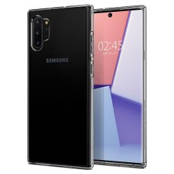   Spigen Liquid Crystal Samsung Galaxy Note 10 Plus hátlap, tok, átlátszó