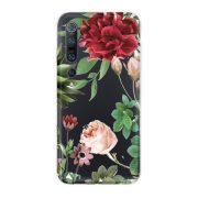   Casegadget Xiaomi Mi 10/Mi 10 Pro rózsa 2 mintás tok, hátlap, színes