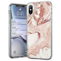   Wozinsky iPhone 7/8 Marble case márvány mintás hátlap, tok, rózsaszín