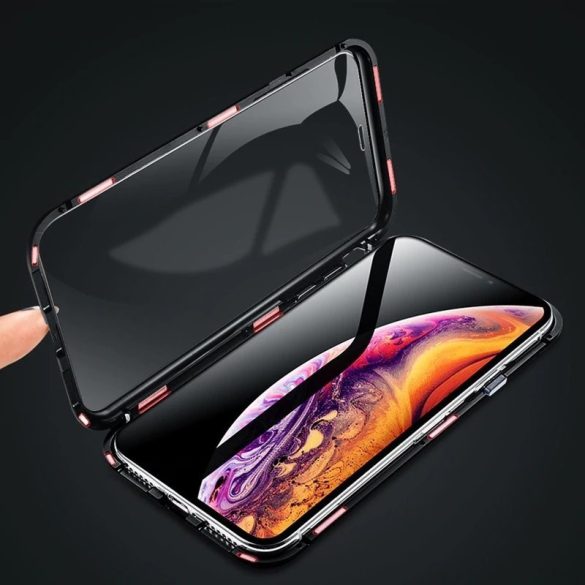 Wozinsky Magnetic 360 Full Body Case iPhone 11 Pro elő-hátlap tok, fekete