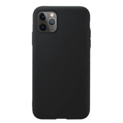   Silicone Flexible Rubber iPhone 11 Pro Max szilikon hátlap, tok, fekete