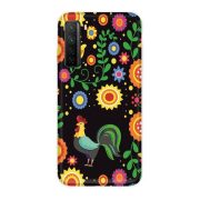   Casegadget Huawei P40 Lite 5G/Nova 7 SE kakas 2 mintás tok, hátlap, színes