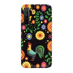   Casegadget Huawei P40 Lite 5G/Nova 7 SE kakas 2 mintás tok, hátlap, színes