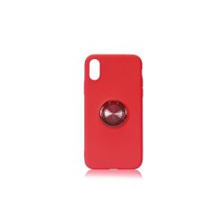 Silicone Ring Samsung Galaxy A31 hátlap, tok, piros