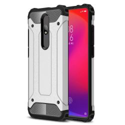   Hybrid Armor Tough Rugged Xiaomi Redmi 8A ütésálló hátlap, tok, ezüst