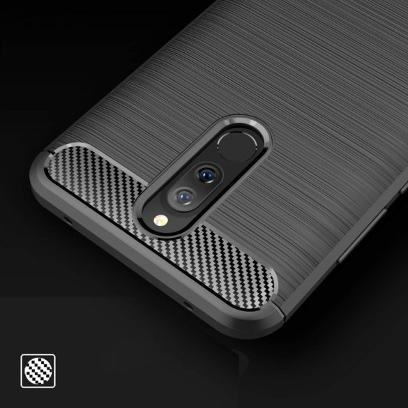 Carbon Case Flexible Xiaomi Redmi 8A hátlap, tok, fekete