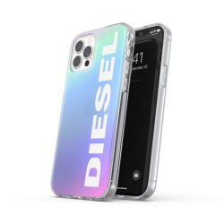   Diesel Case Holographic iPhone 12/12 Pro hátlap, tok, mintás, színes
