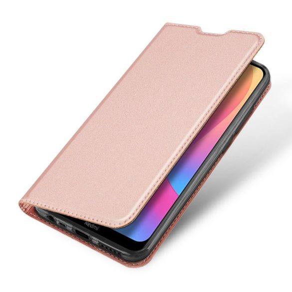 Dux Ducis Skin Pro Xiaomi Redmi 8A oldalra nyíló tok, rózsaszín