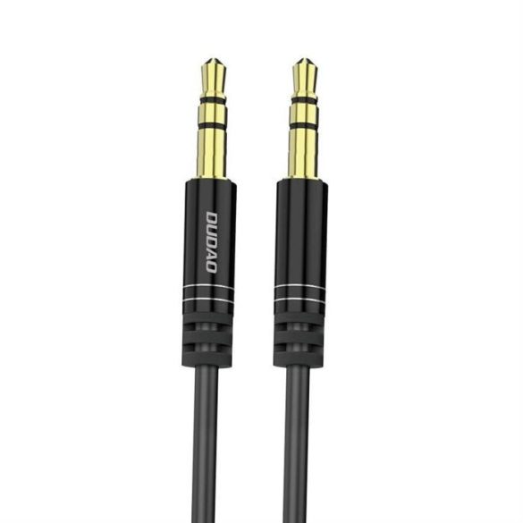 Dudao L12 AUX 3.5mm jack audió kábel, 1.7m, fekete