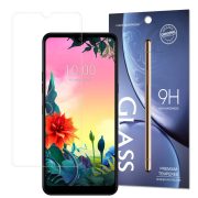   LG K50S kijelzővédő edzett üvegfólia (nem teljes kijelzős 2D sík üvegfólia), átlátszó