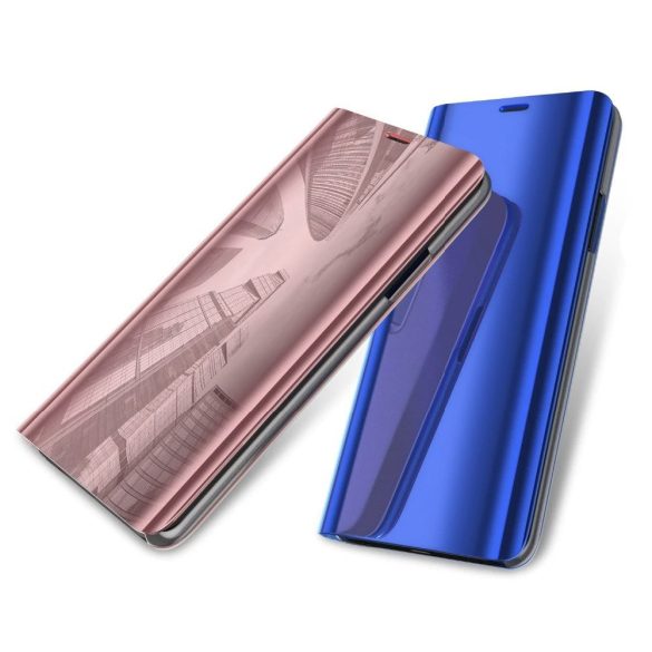 Clear View Case cover Samsung Galaxy S20 Ultra oldalra nyíló tok, rózsaszín