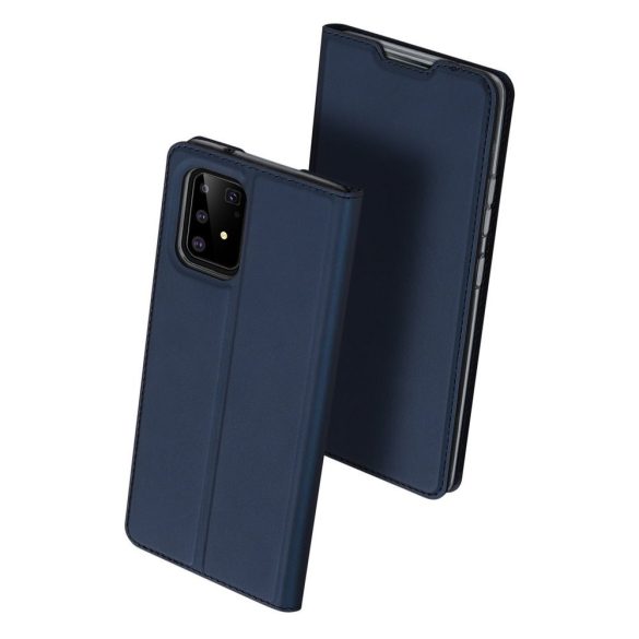 Dux Ducis Skin Pro Samsung Galaxy S10 Lite oldalra nyíló tok, sötétkék