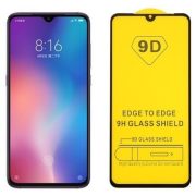   Xiaomi Redmi Note 9 5G, 5D Full Glue teljes kijelzős edzett üvegfólia, 9H keménységű, fekete