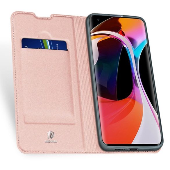 Dux Ducis Skin Pro Xiaomi Mi 10/Mi 10 Pro oldalra nyíló tok, rózsaszín