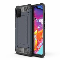   Hybrid Armor Tough Rugged Samsung Galaxy S10 Lite ütésálló hátlap, tok, sötétkék