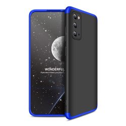   Full Body Case 360 Samsung Galaxy S20, hátlap, tok, fekete-kék