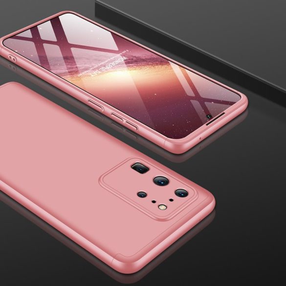 Full Body Case 360 Samsung Galaxy S20 Ultra hátlap, tok, rózsaszín