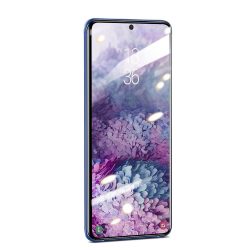   Baseus 2db 0,25mm Samsung Galaxy S20 Ultra UV 5D Full Glue teljes kijelzős edzett üvegfólia (tempered glass), 9H keménységű,ujjlenyomat érzékelő barát, átlátszó