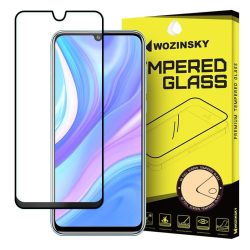   Wozinsky Huawei P40 Lite/Nova 7i/Nova 6 SE 5D Full Glue teljes kijelzős edzett üvegfólia (tempered glass) 9H keménységű, tokbarát, fekete