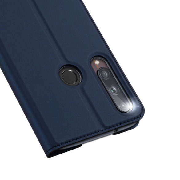 Dux Ducis Skin Pro Huawei P40 Lite E/Y7P oldalra nyíló tok, sötétkék