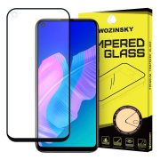   Wozinsky Huawei P40 Lite E 5D Full Glue teljes kijelzős edzett üvegfólia (tempered glass) 9H keménységű, fekete