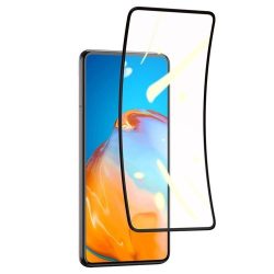   Baseus 2db Huawei P40 3D Full Screen Tempered Glass 0,15mm, teljes kijelzős üvegfólia, 9H keménységű, tokbarát, fekete