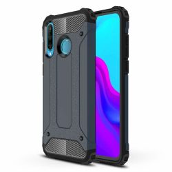   Hybrid Armor Tough Rugged Huawei P40 Lite E/Y7P ütésálló hátlap, tok, kék