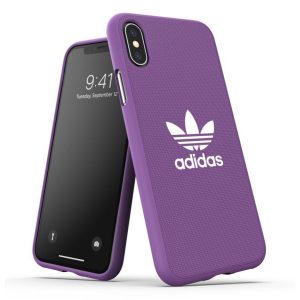 Adidas Original Canvas iPhone X/Xs hátlap, tok, lila