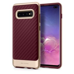   Spigen Neo Hybrid Samsung Galaxy S10 Plus hátlap, tok, bordó