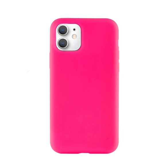 Silicone Case Xiaomi Mi 11 szilikon hátlap, tok, pink