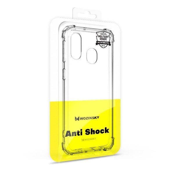 Wozinsky Anti-Shock Xiaomi Redmi Note 7 ütésálló, szilikon hátlap, tok, átlátszó