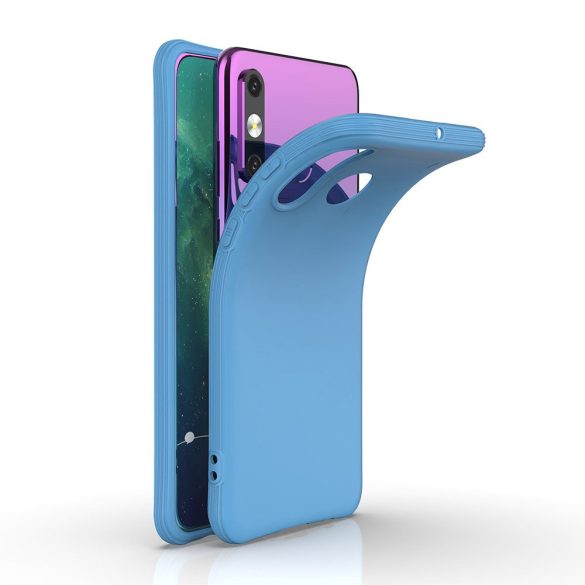 Soft Color Flexible Case Huawei P30 Lite hátlap, tok, kék