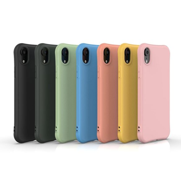 Soft Color Flexible Case iPhone Xr hátlap, tok, rózsaszín