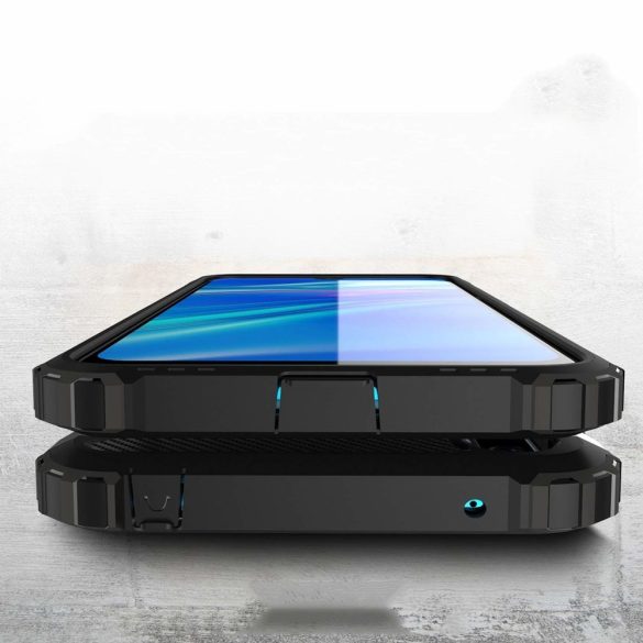Hybrid Armor Tough Rugged Huawei P Smart (2020) ütésálló hátlap, tok, fekete